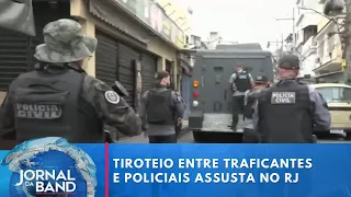 Tiroteio entre policiais e traficantes assusta moradores no Rio de Janeiro | Jornal da Band