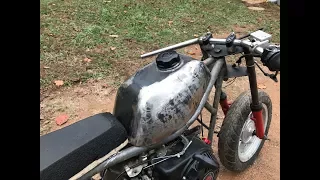 making a home made motorcycle gas tank