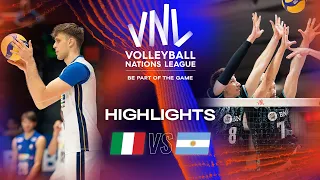 🇮🇹 ITA vs. 🇦🇷 ARG - Highlights Week 1 | Men's VNL 2023