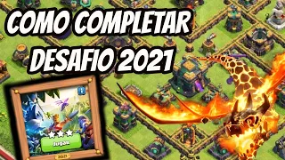 COMO COMPLETAR FACIL EL DESAFIO 2021  ✅ 10° Aniversario de Clash of Clans ⭐⭐⭐