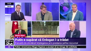 Adrian Cioroianu: Președintele Erdogan este o vulpe bătrână. Nu văd mare prietenie între aceste țări