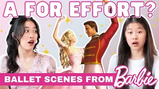 DANCERS REACT to BARBIE’S SUGARPLUM in NUTCRACKER | Will Barbie & Prince Eric Make the Grade? 💗💗