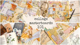 What Are COLLAGE MASTERBOARDS and What to Use to Make Them (You Already Have All the Things!)