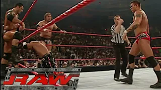 Evolution vs Edge, Shelton Benjamin & Tajiri RAW May 03,2004