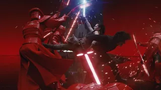 Rey and Kylo vs Praetorian guards HD-Star Wars The last jedi
