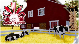 Renovating a HUGE Barn to Make Money - House Flipper Farm DLC