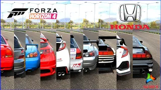 Forza Horizon 4 Top 10 Fastest Honda Cars | Top Speed Battle