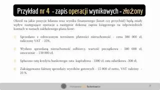 11. Przykład nr 4 zapis operacji wynikowych złożony