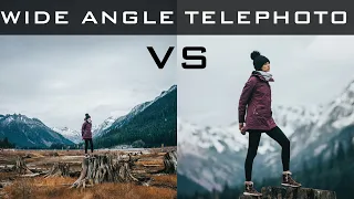 Wide angle VS Telephoto lens - THE BASICS!