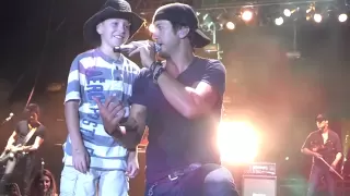 Luke Bryan Shake it for me with Logan at Porter County Fair