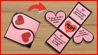 💖Tarjeta corazón plegable para el día de la mujer/madre 💯 Mother's/Women's Day Card | Especial mamá