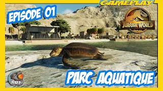 Construction d'un PARC AQUATIQUE avec CONFORT DIFFICILE #01 | Parc en Bac À Sable |JWE2 ►royleviking