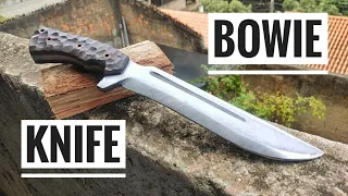 Knife Making - Making a Knife Bowie Style