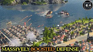 A PROPER DEFENSE - Anno 1800 MEGACITY SURVIVAL - 3 V 1 & Fully Modded || Part 32