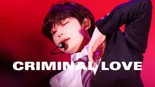 【4K】230928 DARK MOON Special Stage - 'CRIMINAL LOVE' in LOTTE WORLD ENHYPEN SUNOO FANCAM focus