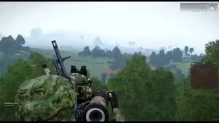 ArmA 3 - Invade and Annex - Tanoa - 500 meter Rocket to Target.