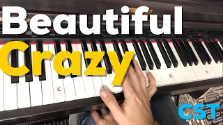 Beautiful Crazy | Luke Combs | Easy Piano Lesson