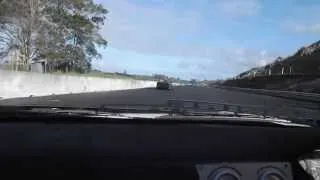 Drifting at Meremere Dragway New Zealand In Car Vid 1