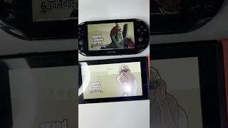 GTA SA - PS Vita vs Switch (Speed test Comparison) #shortvideo #shorts #short #gta