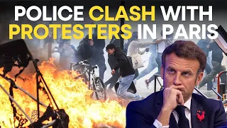 New clashes erupt in France in anti-Macron pension protests | France pension protests | WION Live