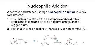 Organic Chemistry II CHEM-2425 Ch 17 Introduction to Carbonyl Compounds Part 1