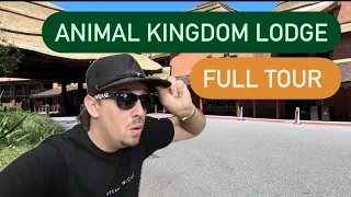 Full Tour of Walt Disney World Disney's Animal Kingdom Lodge Resort | Grounds, Pools, & Restaurants