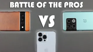 Pixel 6 Pro vs iPhone 13 Pro vs OnePlus 10 Pro