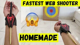 How To Make The Amazing Spider-Man Web Shooter | DIY Spiderman Web | Marvel Fan | Web Arrow Shooter