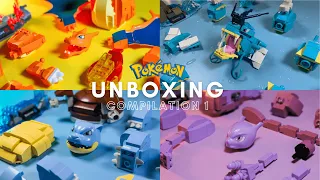 LEGO Speed Build! Pokémon: Charizard, Blastoise, Mewtwo, Gyarados | ASMR Unboxing Compilation Vol.1