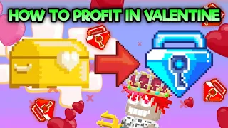 🤑How To Profit In Valentine 💕 | Creative Private Server | Growtopia