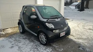 Extreme Cold Start of A 2006 Smart Car Fortwo Diesel CDI, Diesel Engine Coldstart