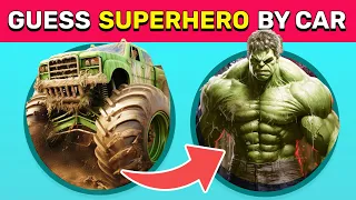 Guess the Superhero by Vehicle 🚘🦸‍♀️ Marvel & DC Hero Quiz