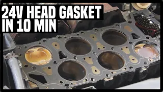 Replace your 24v VR6 Headgasket in less than 10 minutes!