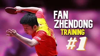 This is how the training of the World's number #1 Table Tennis player is! | Fan Zhendong Training