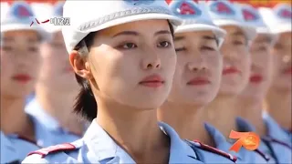 КИТАЙСКИЕ ДЕВУШКИ НА ПАРАДЕ ПОД ПЕСНЮ КАТЮША China Female Military Parade MJGe2Dujm7s