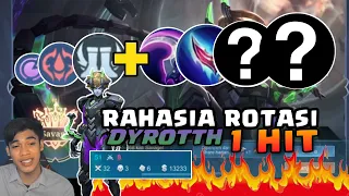 Rahasia Build Dan Rotasi Dyrroth 1 Hit😱 Buruan Cobain❗- Mobile Legends