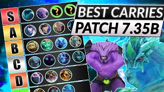 NEW CARRY TIER LIST Patch 7.35B - Best Position 1 Heroes RANKED - Dota 2 Guide