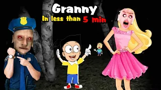 Granny Barbie in 5 minutes - Granny Barbie With Dk Dost - Shiva And Kanzo Gameplay