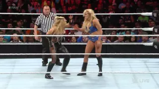 Charlotte vs Natayla WWE Raw 11 April 2016