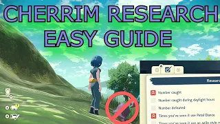 How To Complete Cherrim Research Tasks - To Bloom or Not to Bloom EASY! *NO CATCHING REQUIRED*