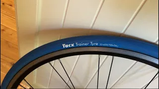 TACX Trainer Tyre installed