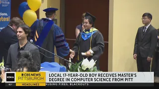 Local 17-year-old receives master's degree in computer science from Pitt