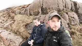 Tiffany almost died on crib goch in bad weather hardest route up snowdon