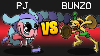 BUNZO vs. PJ PUGAPILLAR Mod in Among Us...