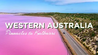 Western Australia ROAD TRIP: PINNACLES to KALBARRI & BIZARRE pink Hutt Lagoon