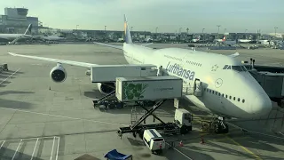 Takeoff and Landing Video - Lufthansa B747-8 from Frankfurt to Miami