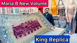 Maria .B New Volume King 👑 Replica  Top Quality Designer Dress  Pakistani Designer King Replica