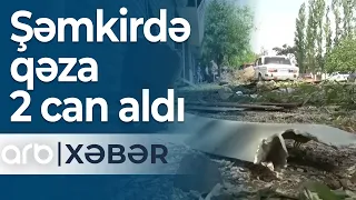 Şəmkirdə qəza 2 can aldı: Avtomobil əvvəl aşdı, sonra isə ağaca çırpıldı – ARB Xəbər