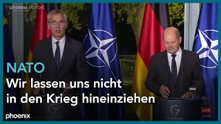 Scholz & Stoltenberg  nach gemeinsamen Gespräch