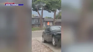 Video of house fire in Pueblo linked to domestic violence investigation